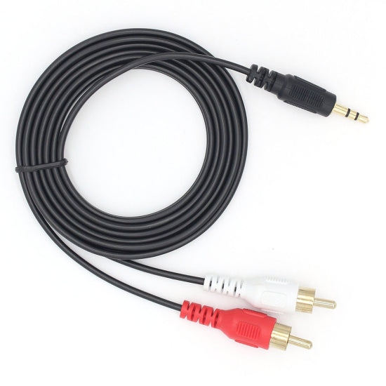 3.5mm To 2RCA Audio Cable 1.5m